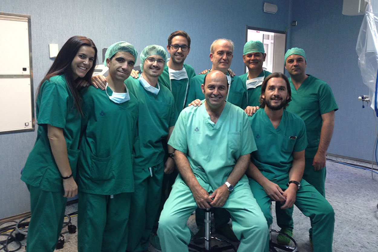 Equipo de Cirugía Robótica del Hospital San Rafael de Madrid
