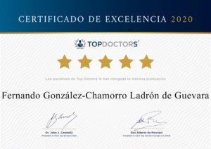 Certificado a la Excelencia del Doctor Fernando González Chamorro